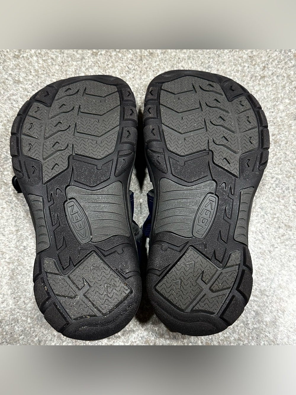 Keen Navy with Yellow Accent Kids Closed-Toe Sandals - Picture 4 of 12